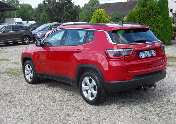Jeep Compass cena 79900 przebieg: 106000, rok produkcji 2018 z Białystok małe 211